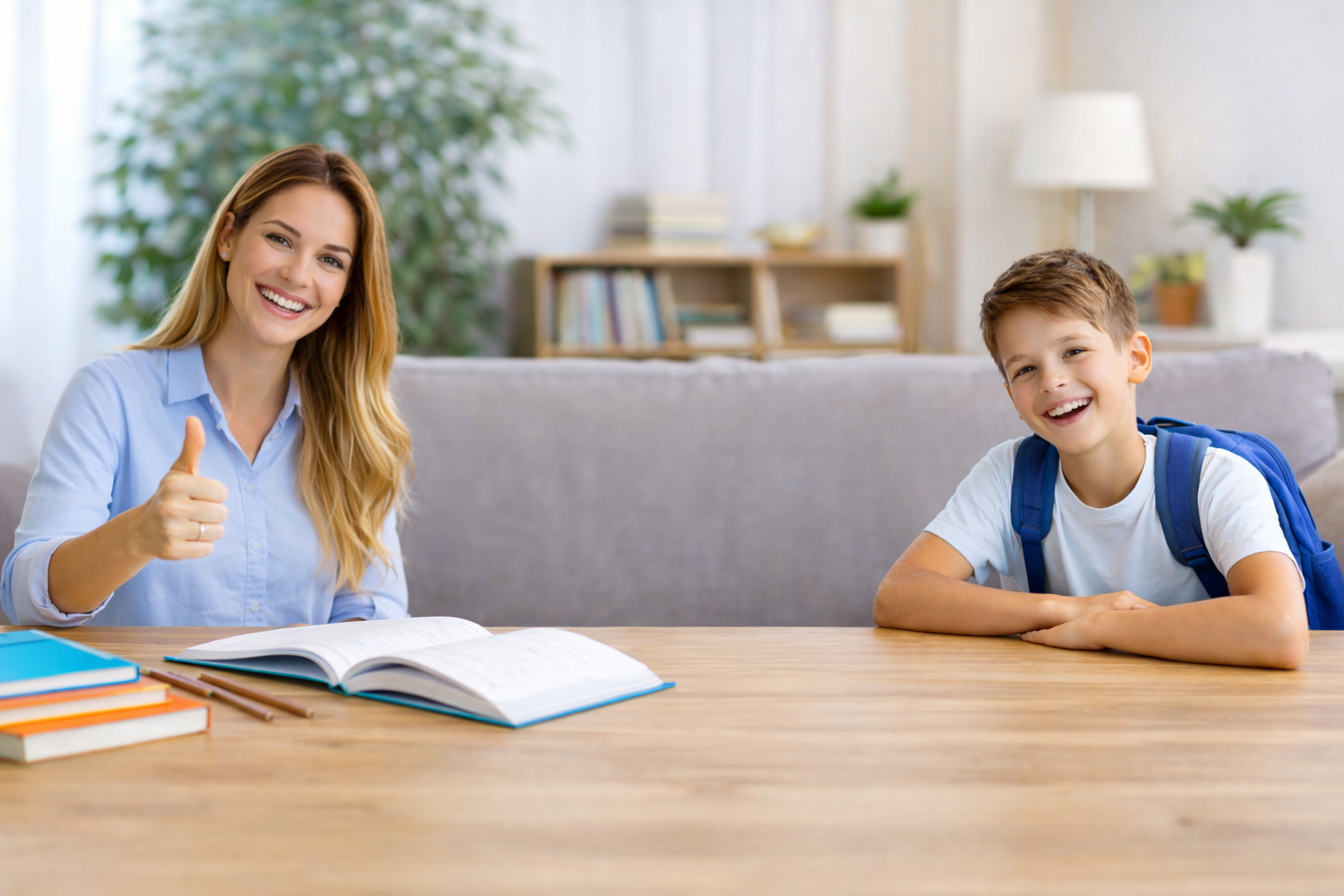 מורה פרטי לפיזיקה מלמד תלמיד בשיעור אונליין